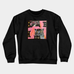 starring cats Crewneck Sweatshirt